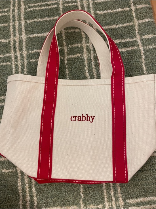 L.L. Bean Handbags - LLBean red small tote